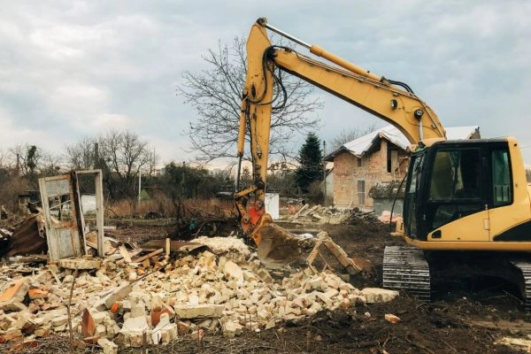 Trabajo de excavación realizado por Excavaciones Navarra